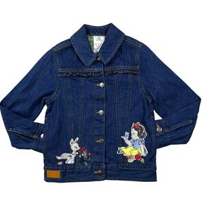 Disney Animator’s Collection Girls Snow White Woodland Animals Denim Jean Jacket